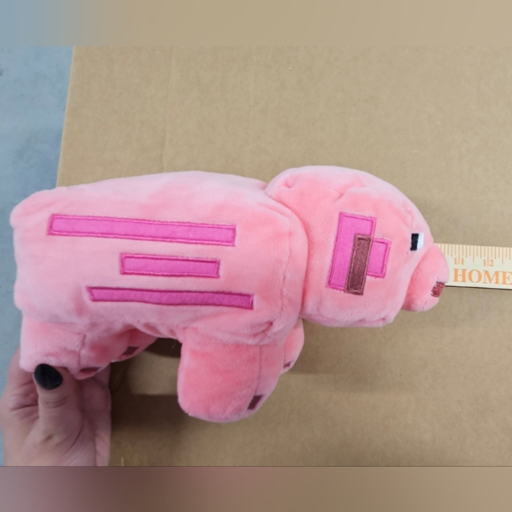 Minecraft Pig Plush Stuffed Animal Pink Mattel Mojang Studios Collectible Toy - Picture 11 of 11